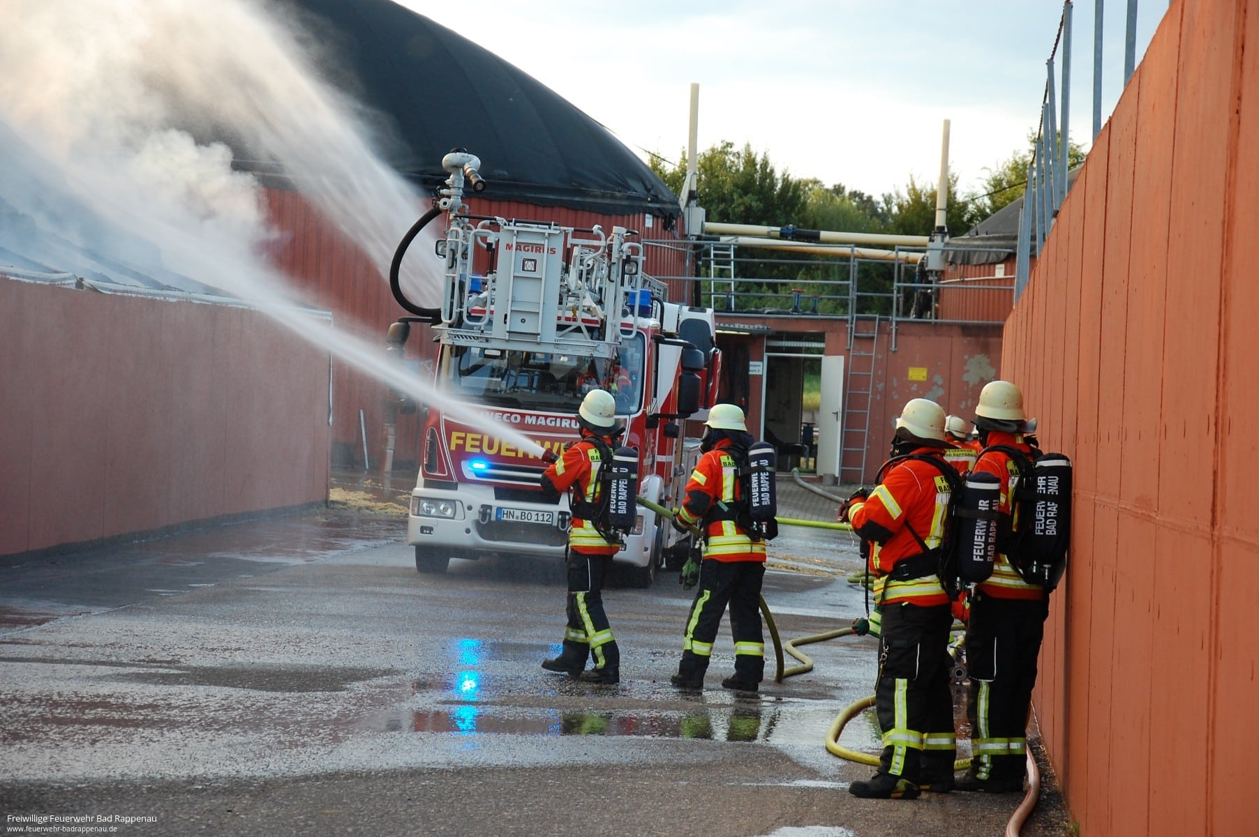 Brand Auf Landwirtschaftlichem Anwesen - Feuerwehr Bad Rappenau